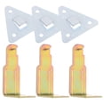 thumbnail image 1 of OULII 6 Sets Fire Extinguisher Mount Holder Triangle Shape Metal for Office Use 5.5x5.5x0.4in, 1 of 7