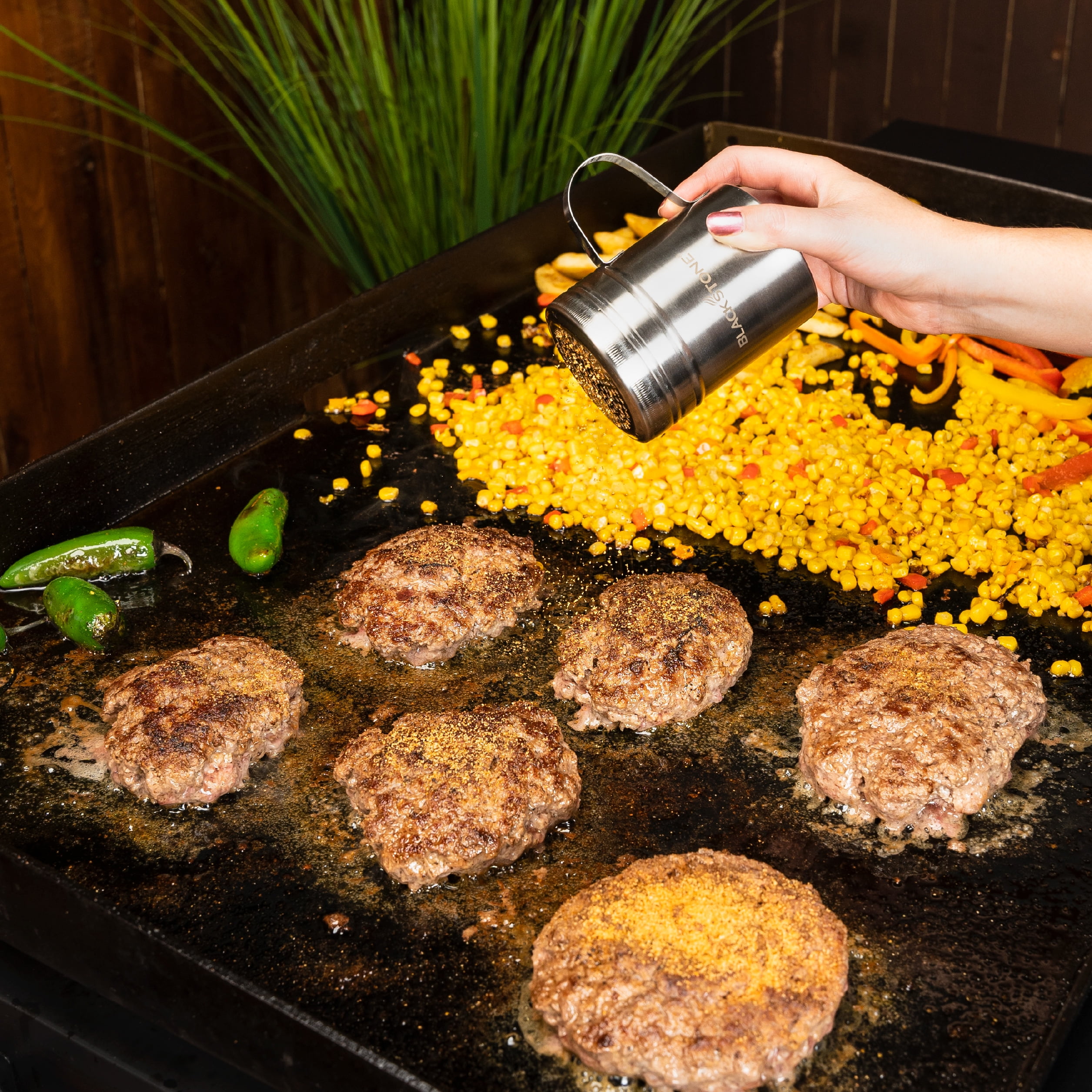 Kit de presse et de saisie de hamburgers Blackstone, 3 pièces