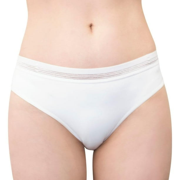 Bikini Marel para Mujer, Blanco Elástico Calado en Cintura Talla EG