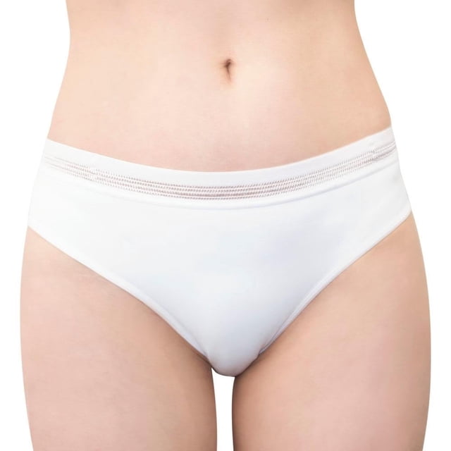 Bikini Marel para Mujer, Blanco Elástico Calado en Cintura Talla EG