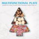 thumbnail image 5 of Plato de fruta con forma de árbol de Navidad creativo Plato de aperitivos de frutos secos de plástico para el hogar Platos portátiles Bandeja para servir (azul claro), 5 of 5