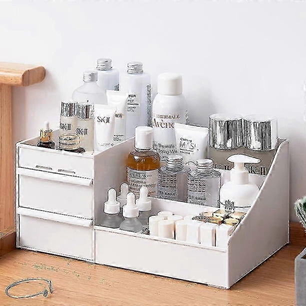 Desktop Acrylic Makeup Storage Box, Office Multifunctional Storage Box, Cosmetic Storage Box With Drawer