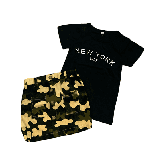 Camo Skirt Set