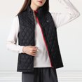 thumbnail image 4 of Chaleco calefactor inteligente con cuello alto y bolsillos para mujer estilo informal holgado para acampar, 4 of 9