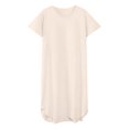 thumbnail image 5 of MEICHEN Women's Summer Sleep Dresses Women's Solid Short Sleeved Sleepwear Loungewear Womens Home Essentials Fashion Nightgowns, 5 of 6