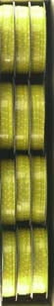 Offray Ribbon, Yellow 1/8 inch Dot Satin Ribbon, 15 feet