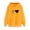 Yellow, variant on VerPetridure Women's Casual Heart Print Hoodies Long Sleeve Drawstring Pullover Sweatshirts Fall Lightweight Pullover Tops with Pocket