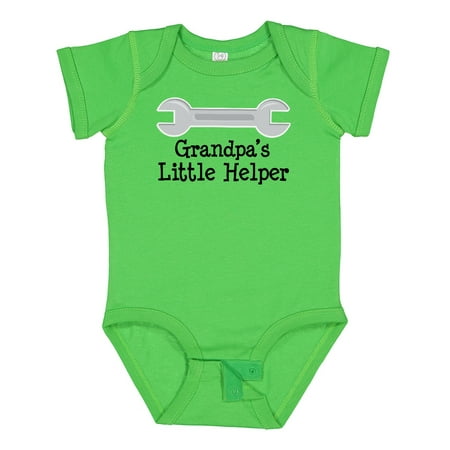

Inktastic Grandpa s Little Helper Gift Baby Boy or Baby Girl Bodysuit