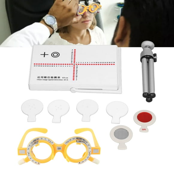 Eyeglasses Optometric Testing Tool, Optical Phoria High Accuracy Quick Check 9PCS for Eyeglass Store
