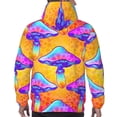 thumbnail image 7 of Sikiie Magic Mushrooms Men's Hoodie, Essentials Hoodie, Sweatshirt, Pullover Hooded Sweatshirt for Men-X-Large, 7 of 7