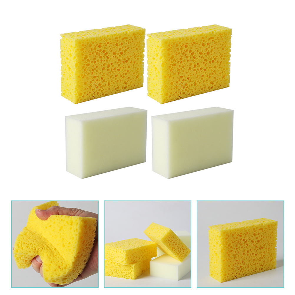 4pcs DIY Pottery Sponges Art Rectangle Sponges Pottery Arts Sponges Tools 
