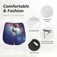 thumbnail image 4 of Daiia Planets Stars And Galaxies Pattern Women's 2 in 1 Running Shorts - Lightweight Athletic Workout Gym Yoga Shorts Liner with Phone Pockets-Small, 4 of 7