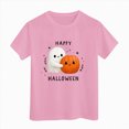 thumbnail image 4 of TOWED22 Halloween Shirt for Toddler Girl Boy Short Sleeve Tshirt for Kids Tee Tops Spooky Season, 4 of 6