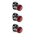 thumbnail image 2 of relayinert Headlight Bike Head Light Front Rear Lamps Warning Lamp Red 27.5x26mm 3Set, 2 of 6