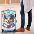 thumbnail image 4 of Just a Certified Nursing Assistant Cna Who Loves Her Corgi Travel Luggage Cover Welsh Corgi Dog Lover Gifts Idea Suitcase Dust Protective Decor - 00003, 4 of 5