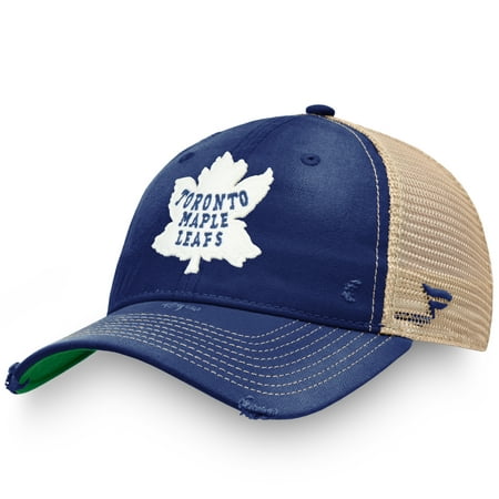 Toronto Maple Leafs Fanatics Branded True Classic Trucker Snapback Hat - Blue/Cream -