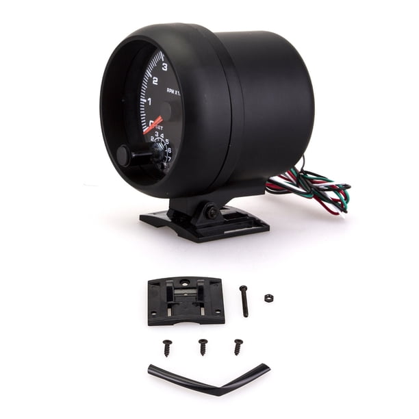 Speravity Tacómetro de coche de 12V, medidor de velocidades a prueba de agua, indicador Universal automotriz a prueba de golpes, reparación de piezas de Paneles de instrumentos para automóviles Speravity VI017634-00B