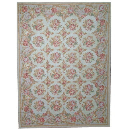 Aubusson Area - Pasargad Aubusson Hand-Woven New Zealand Wool Area Rug