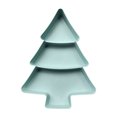 thumbnail image 2 of Plastic Fruit Tray, Divided Serving Platter, High Beauty Christmas Tree Design, for Home Living Room Parties and Holiday Gatherings, Light Blue, by FAJHHA, 2 of 8