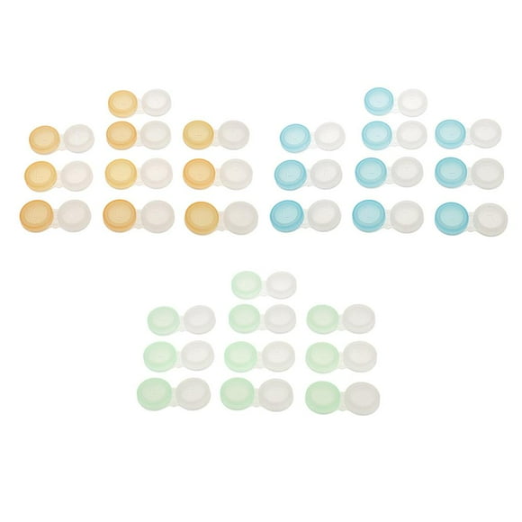 Caja De Lentes De Contacto De Plástico De 30 Piezas Colcomx Estuche para lentes de contacto