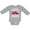 AC-Heather Grey, variant on Inktastic Firefighter Daddy Baby Fireman Boys or Girls Long Sleeve Baby Bodysuit