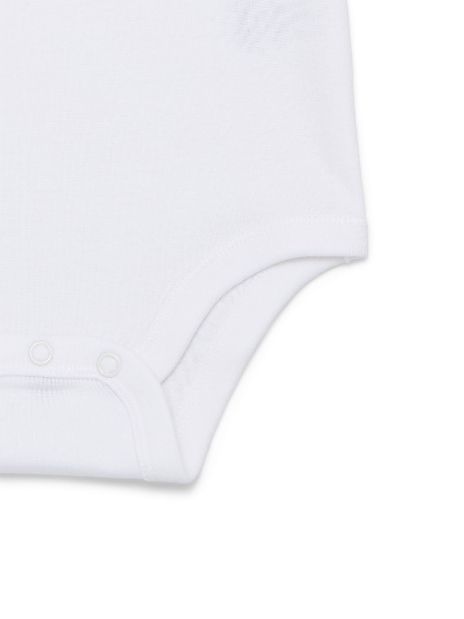 Wonder Nation Baby Girl Short Sleeve Bodysuit, Sizes 0-24 Months