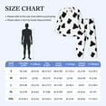 thumbnail image 2 of Mens Pajamas Set, Black White Cow Print Button-Down Pajamas for Men Long Sleeve Mens Sleepwear Lounge Pjs Set, 2 of 5