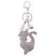 thumbnail image 2 of Llavero de Rhinestone Brillante / / / Mariposa / / etc , Blanco Yinane Lowrie llavero llavero, 2 of 6