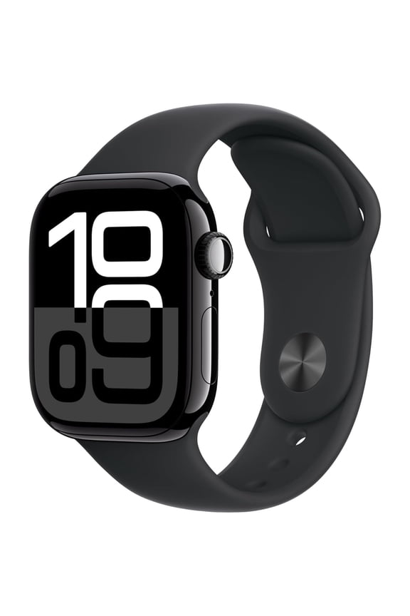 , A3003/ Watch Series 10, Smart Watch, Aluminum 46mm(GPS Only) Jet Black, Operating Systems: iOS, 1, 1, 1