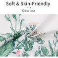 thumbnail image 4 of Green Floral Shower Curtain, Spring Cute Wild Flower Herb Plant Nature Shower Curtain, Country Aesthetic Shabby Chic Botanical Decorative Fabric Shower Curtain for Bathroom Decor, 72 x 72, 4 of 6