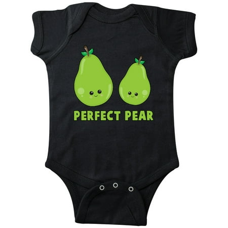 

Inktastic Perfect Pear Outfit Couple Funny Fruit Pair Gift Baby Boy or Baby Girl Bodysuit