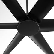 Quorum International 35846-59 Spree 84 6 Blade Indoor / Outdoor Led Ceiling Fan - Black