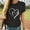 Black, variant on 2 Pcs Womens Valentine's Day T Shirt Cute Love Heart Graphic Tee Summer Casual Short Sleeve Crewneck for Her