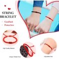 thumbnail image 6 of Tibetan Handmade Red String His and Her Bracelets,Couple Bracelet Friendship Bracelet - Black Red String Thread for Protection-Valentine Christmas Gift Idea for Friend Love Family, 6 of 10