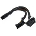 thumbnail image 3 of Obd Ii Cable 16 Pin Obd 2 Adaptador divisor Cable de extensión Macho a hembra Dual Y Conector Obd2 Interfaz Línea extendida,11 Feliz Sencillez, 3 of 5