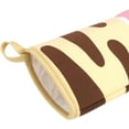 thumbnail image 4 of 1 pair of baking gloves up to 250 °C heat-resistant oven gloves cotton grilling gloves BBQ oven gloves pot holders kitchen gloves cooking gloves cat motif kitchen cooking baking grilling, 4 of 5
