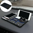 thumbnail image 2 of WMGHA Multifunction Car Anti-Slip Mat Auto Phone Holder, Universal Car Dashboard Mat with Phone Holder in Car, Anti-Slip Universal Phone Holder with Large Pad for Phones Keys Gadgets,10x7.5in, 2 of 9