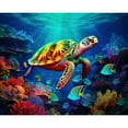 thumbnail image 3 of TISHIRON Diamond Art Painting Kits,12x16 inch 5D DIY Turtles and Fish Diamond Art Crafts Kit for Adults and Kids Beginners, 3 of 6