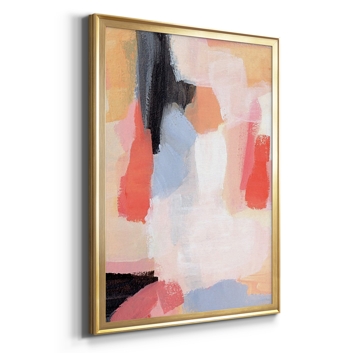 Aerial Scarlet II Premium Framed Print, in Gold, Black, or Silver - Ready to Hang