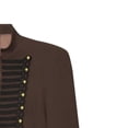 thumbnail image 4 of Sheghy Coat Winter for Women Fashionable Slim-fitting Button-decorated Jacket for Women's Suit Brown XS, 4 of 5