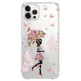 thumbnail image 1 of Pink Fashion Lady Design Mobile Phone Case For Apple IPhone 14 13 12 11 Plus Pro Max Mini, 1 of 5