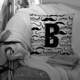 thumbnail image 3 of Monogram Letter Moustache Fabric Decorative Pillow, 3 of 4