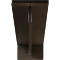 thumbnail image 3 of Ekena Millwork 3"W x 24"D x 2"H Heaton Hidden Support Steel Bracket w/ 20" Support Depth, Hammered Brown, 3 of 11