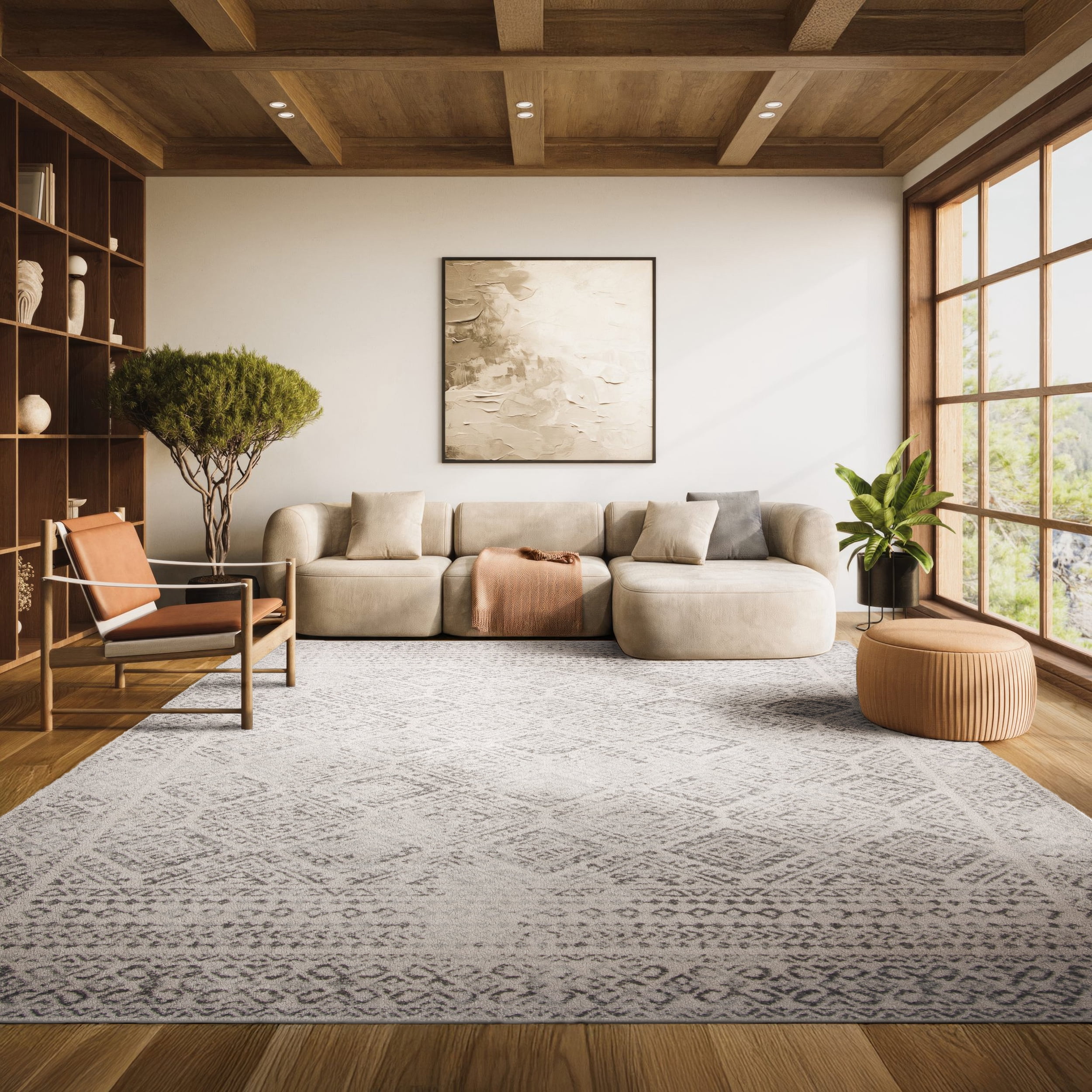 Safavieh Tulum Ophelia Oriental Area Rug, Ivory/Gray, 10' x 13'