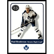 2001-02 Fleer Greats of the Game Hockey Paul Henderson Toronto Maple Leafs #42