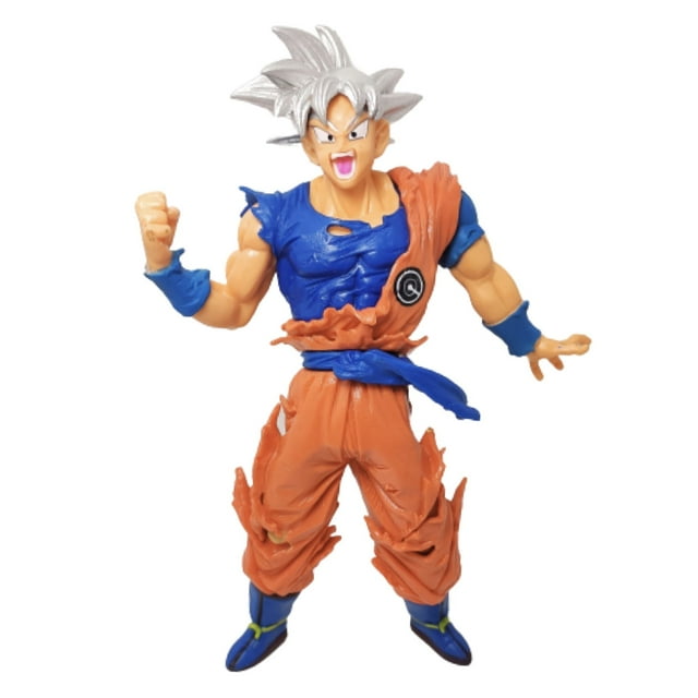 Figura Goku Super Sayayin Ultra Instinto Juguete Dragon Ball Saiyajin Guerrero Plata Doctrina Egoista 18cm