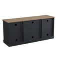 thumbnail image 6 of Pemberly Row Charcoal TV Stand for TV up to 60" w/ Storage Cabinet & Open Shelf, 6 of 8