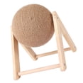 thumbnail image 1 of Bola rascadora ANGGREK Para gatos Rascador de Madera Maciza Con Cuerda de Sisal, 1 of 7