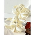 thumbnail image 5 of 1/2 Pcs Fashion Simple Shiny Egg Flower Hair Claws For Women Girls Party Hair Accessories, 5 of 9