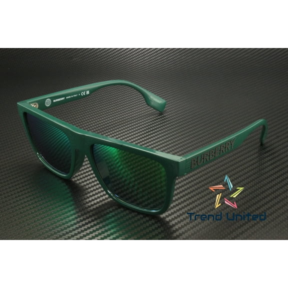 BURBERRY BE4402U 4038F2 Green Green Mirror Green 56 mm Men's Sunglasses